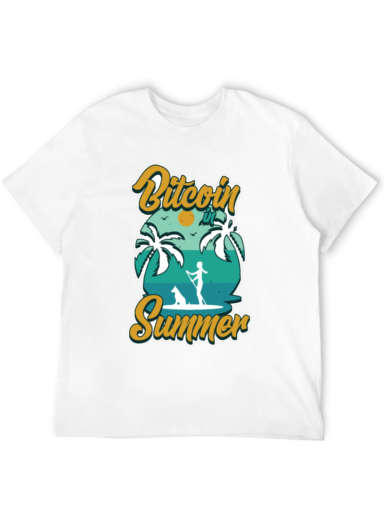 Bitcoin Summer Black T-Shirt