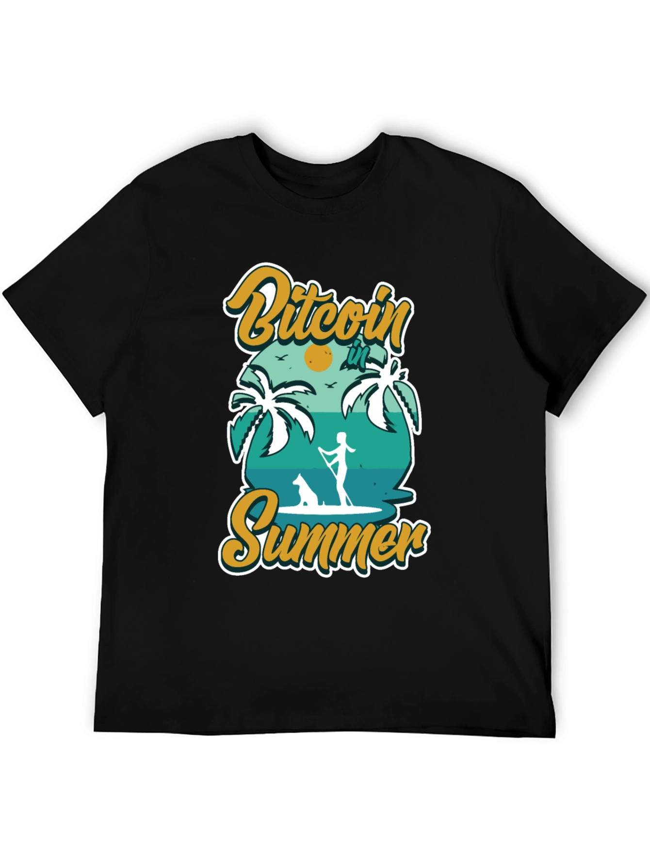 Bitcoin Summer Black T-Shirt