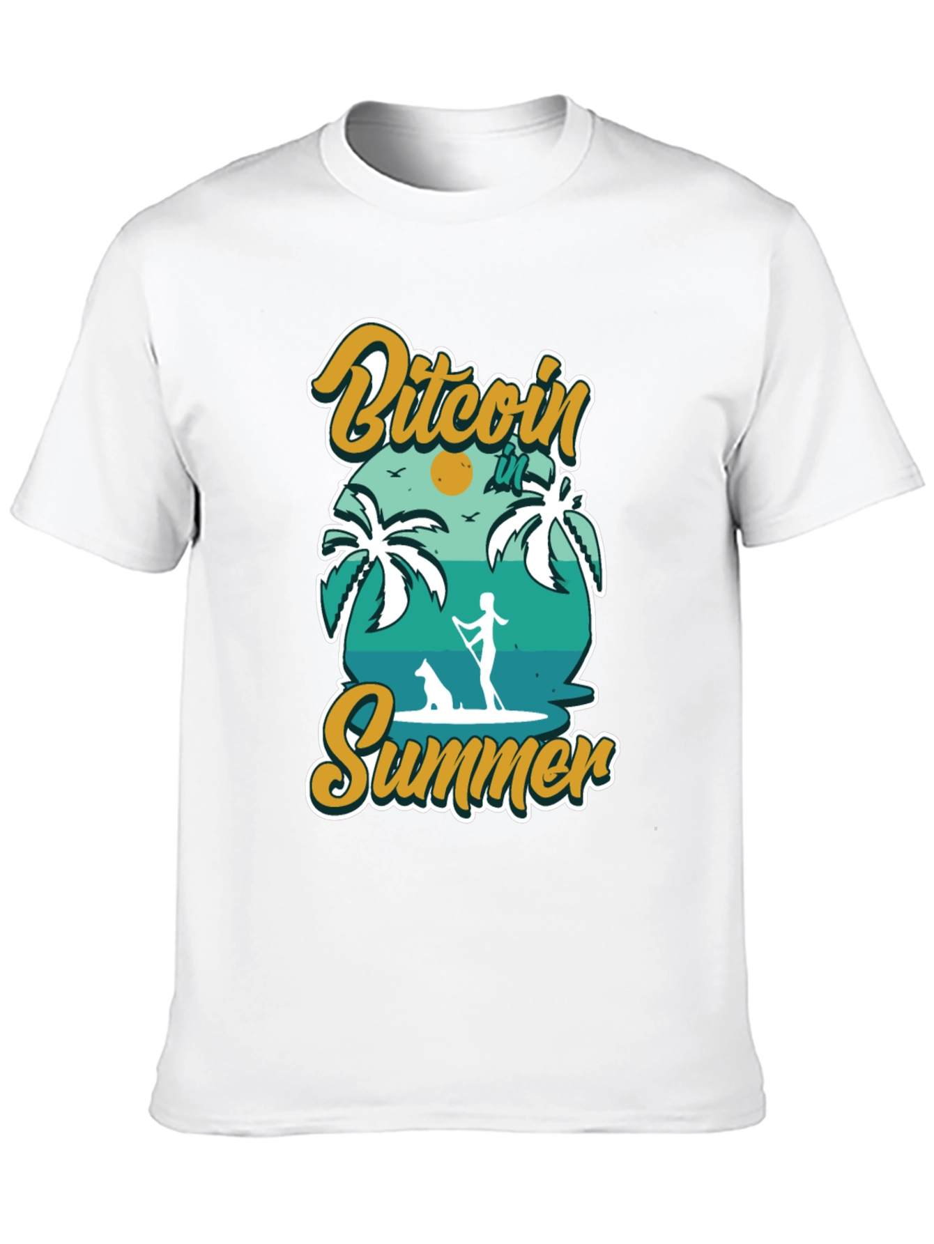 Bitcoin Summer Black T-Shirt