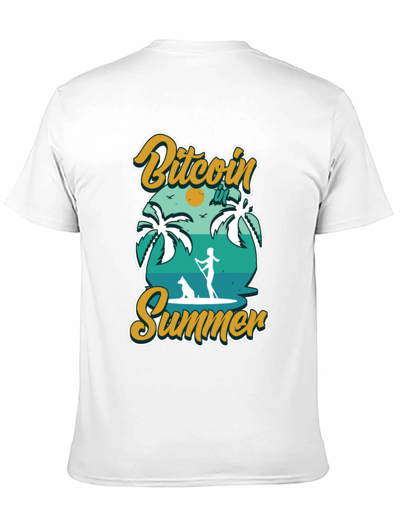 Bitcoin Summer Black T-Shirt