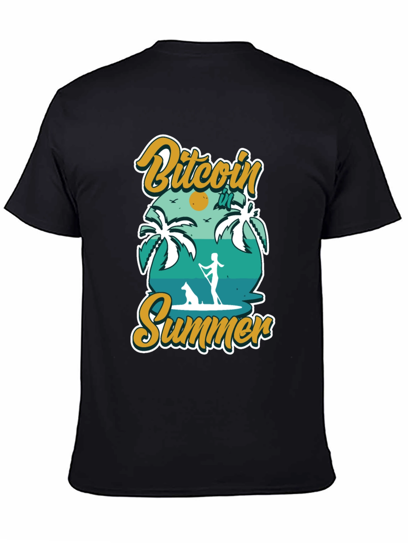 Bitcoin Summer Black T-Shirt