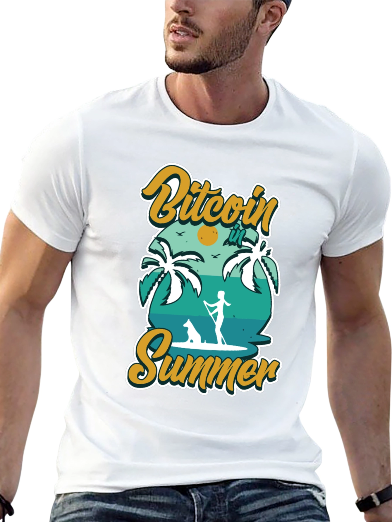 Bitcoin Summer Black T-Shirt