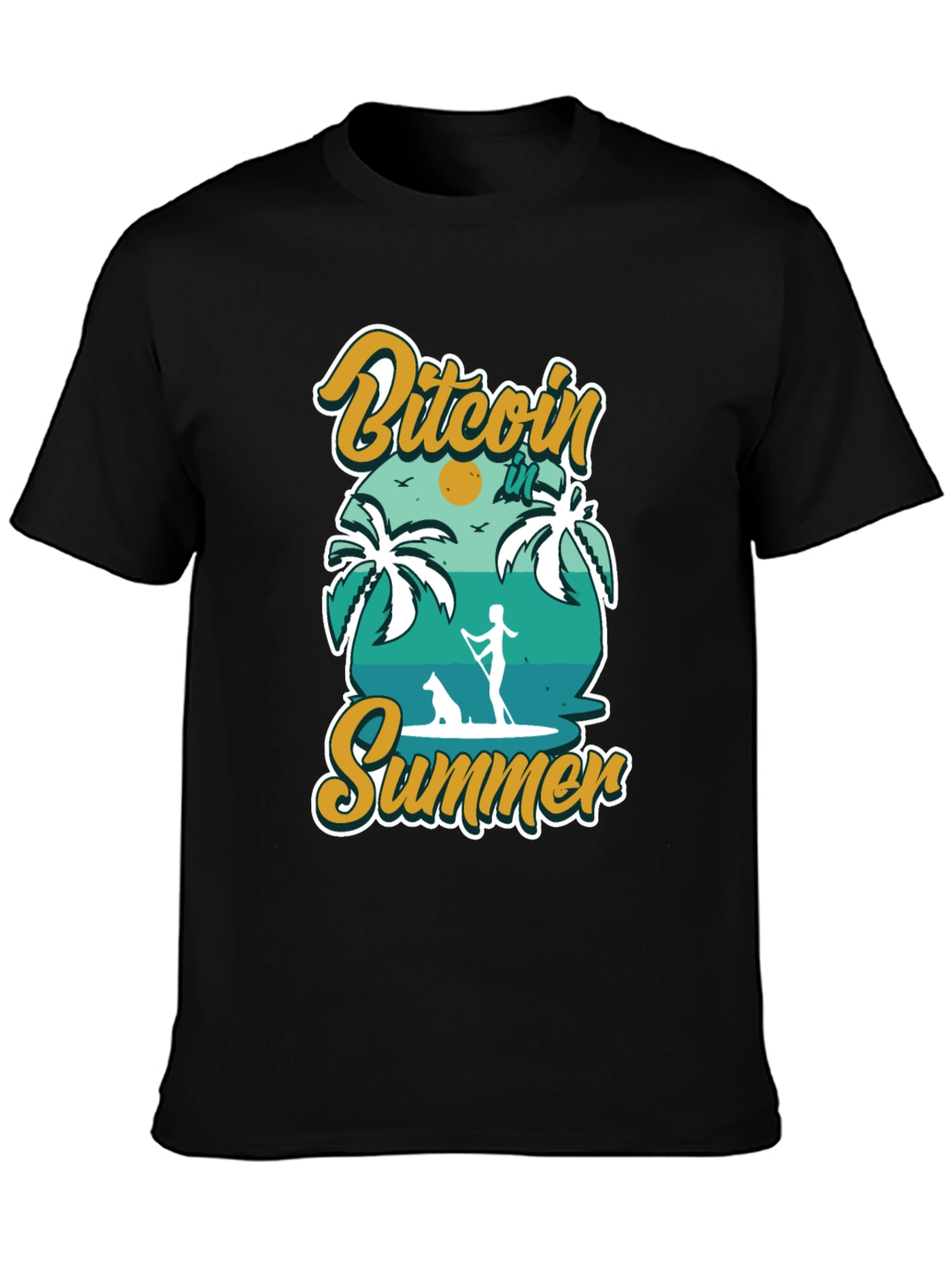Bitcoin Summer Black T-Shirt