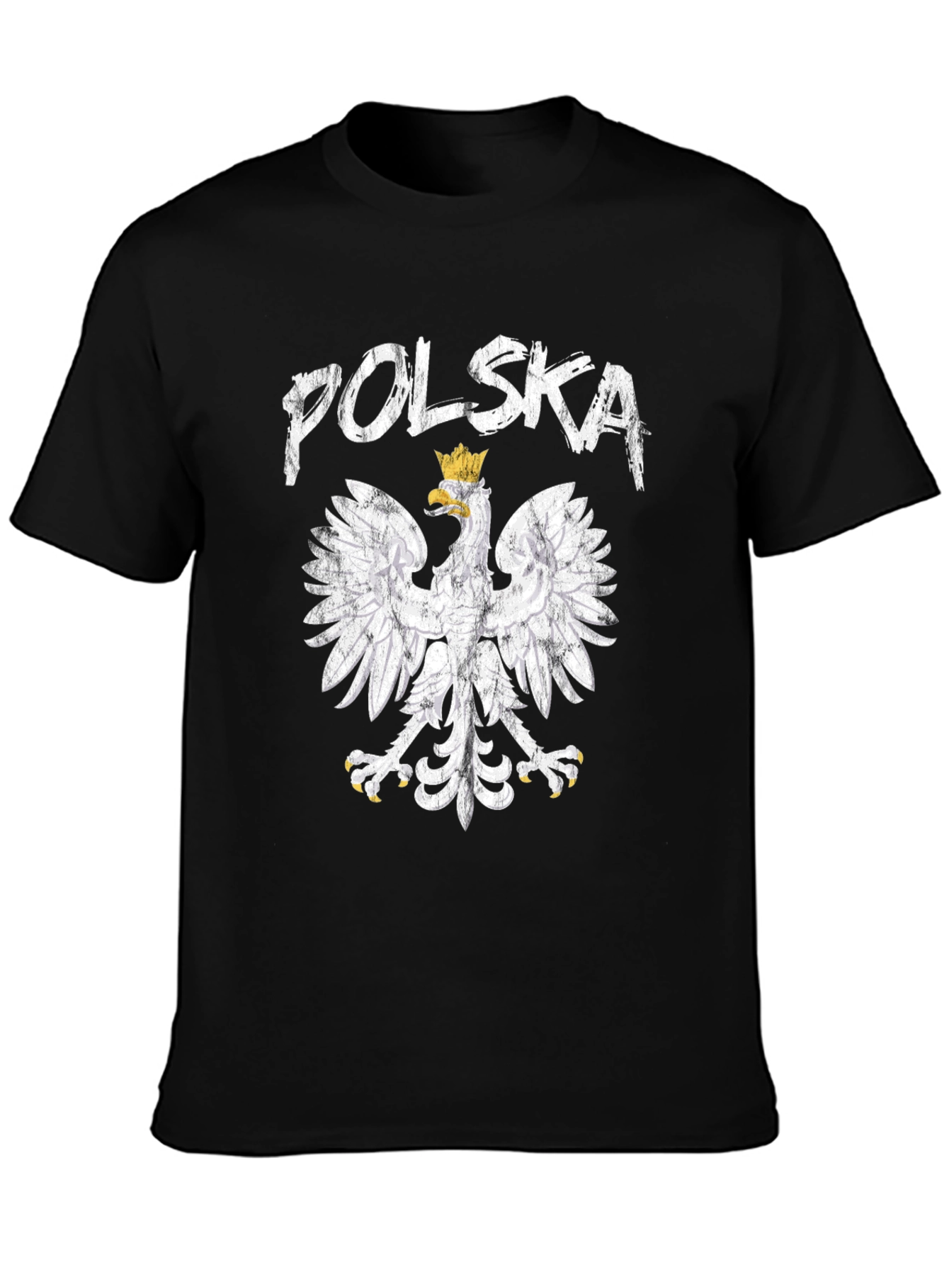 Poland Eagle Crest Black T-Shirt