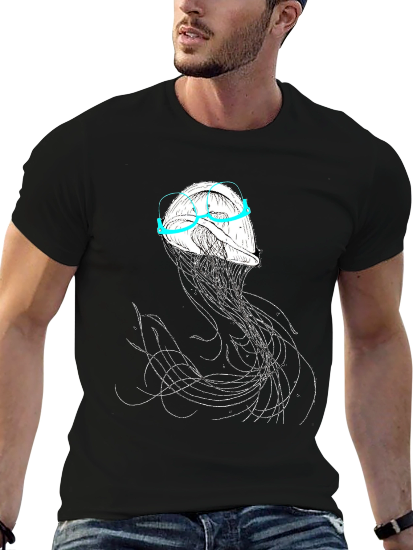 Jellyfish Spectacles T-Shirt - Unique Graphic Tee