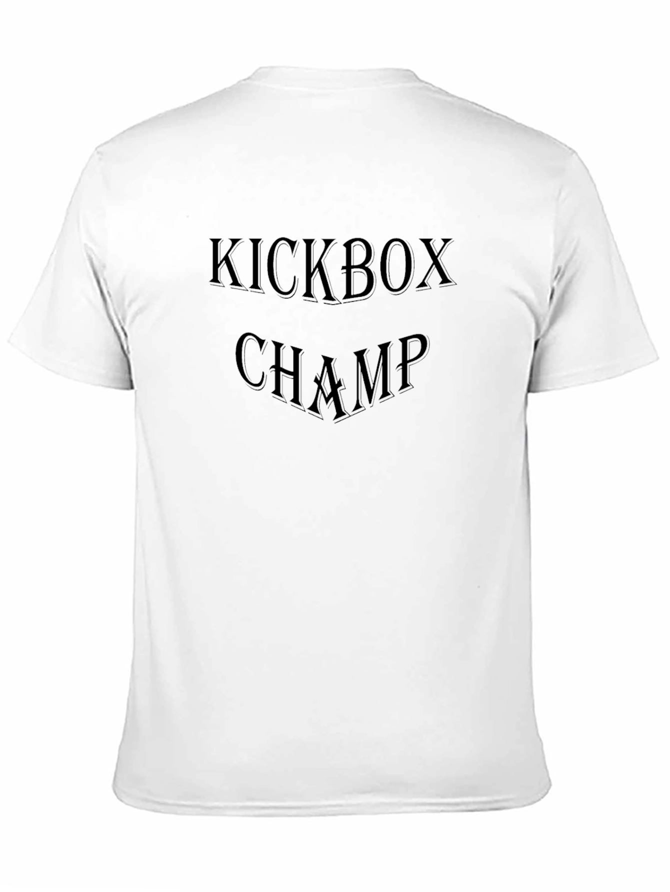 Kickbox Champ Black T-Shirt