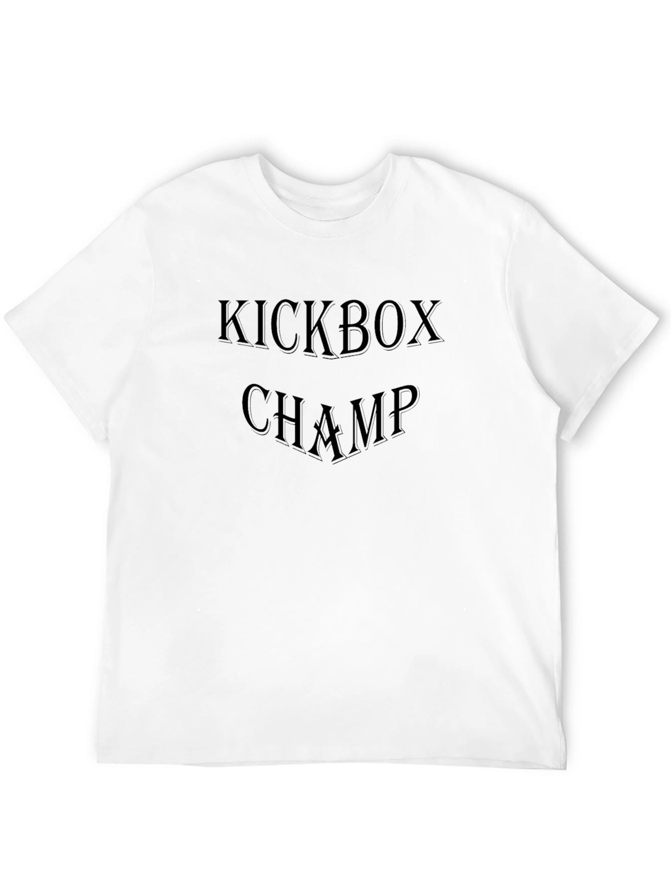 Kickbox Champ Black T-Shirt