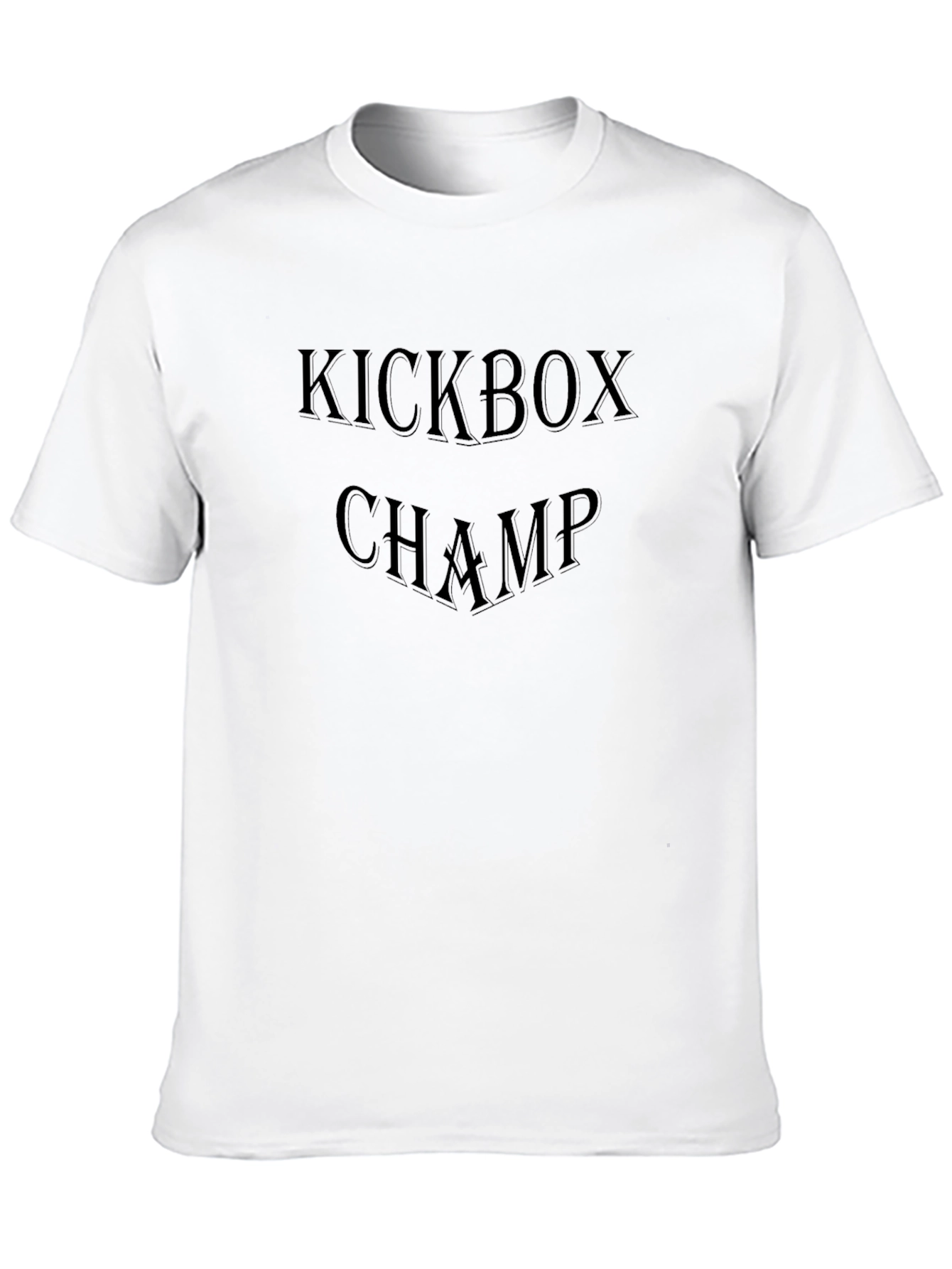 Kickbox Champ Black T-Shirt