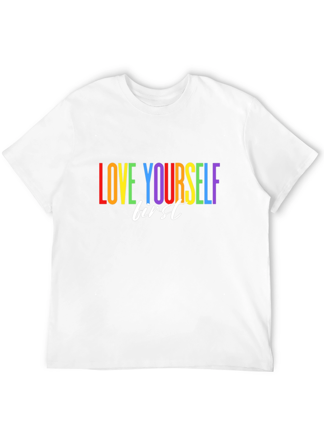 Love Yourself First Rainbow T-Shirt