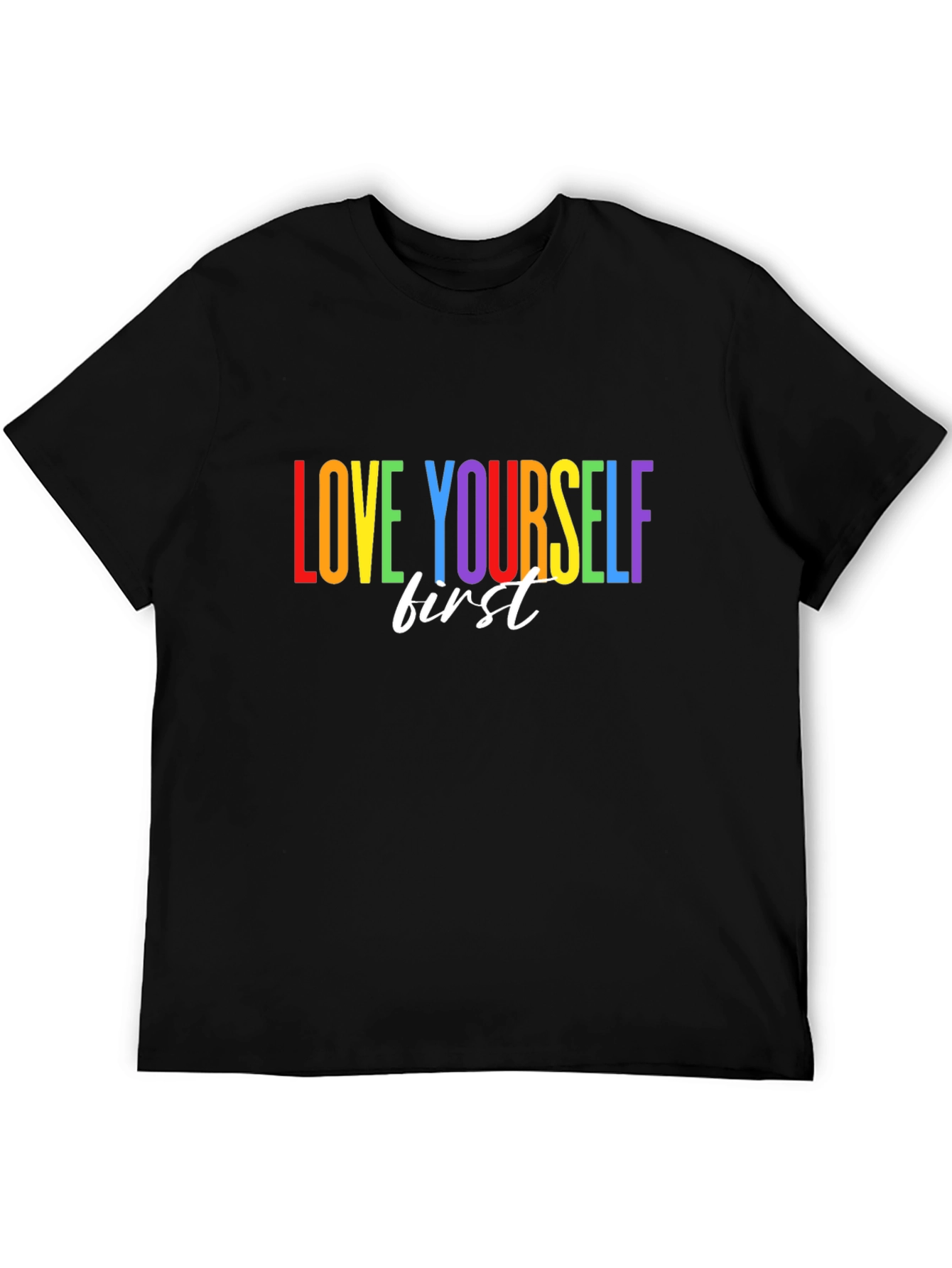 Love Yourself First Rainbow T-Shirt