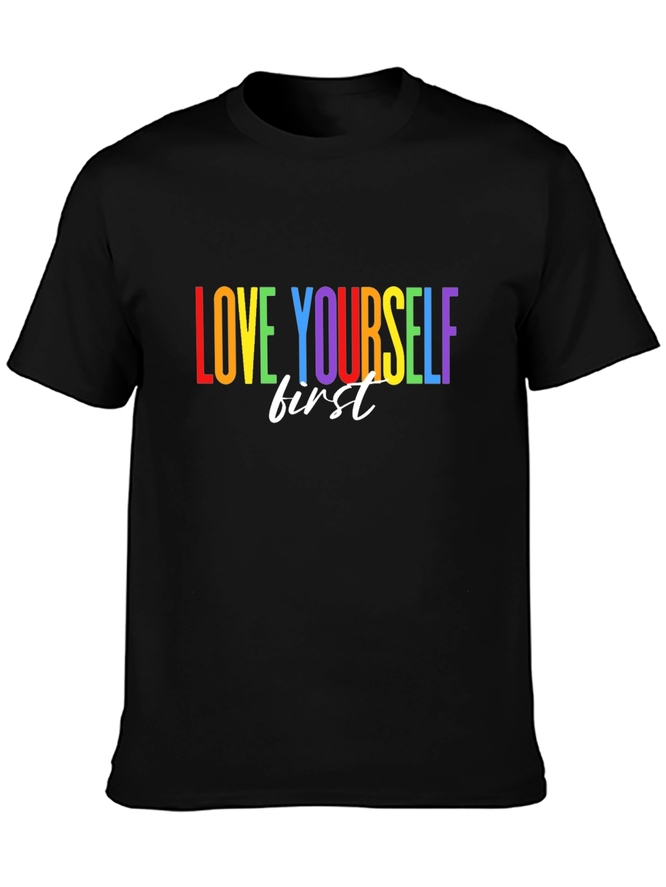 Love Yourself First Rainbow T-Shirt