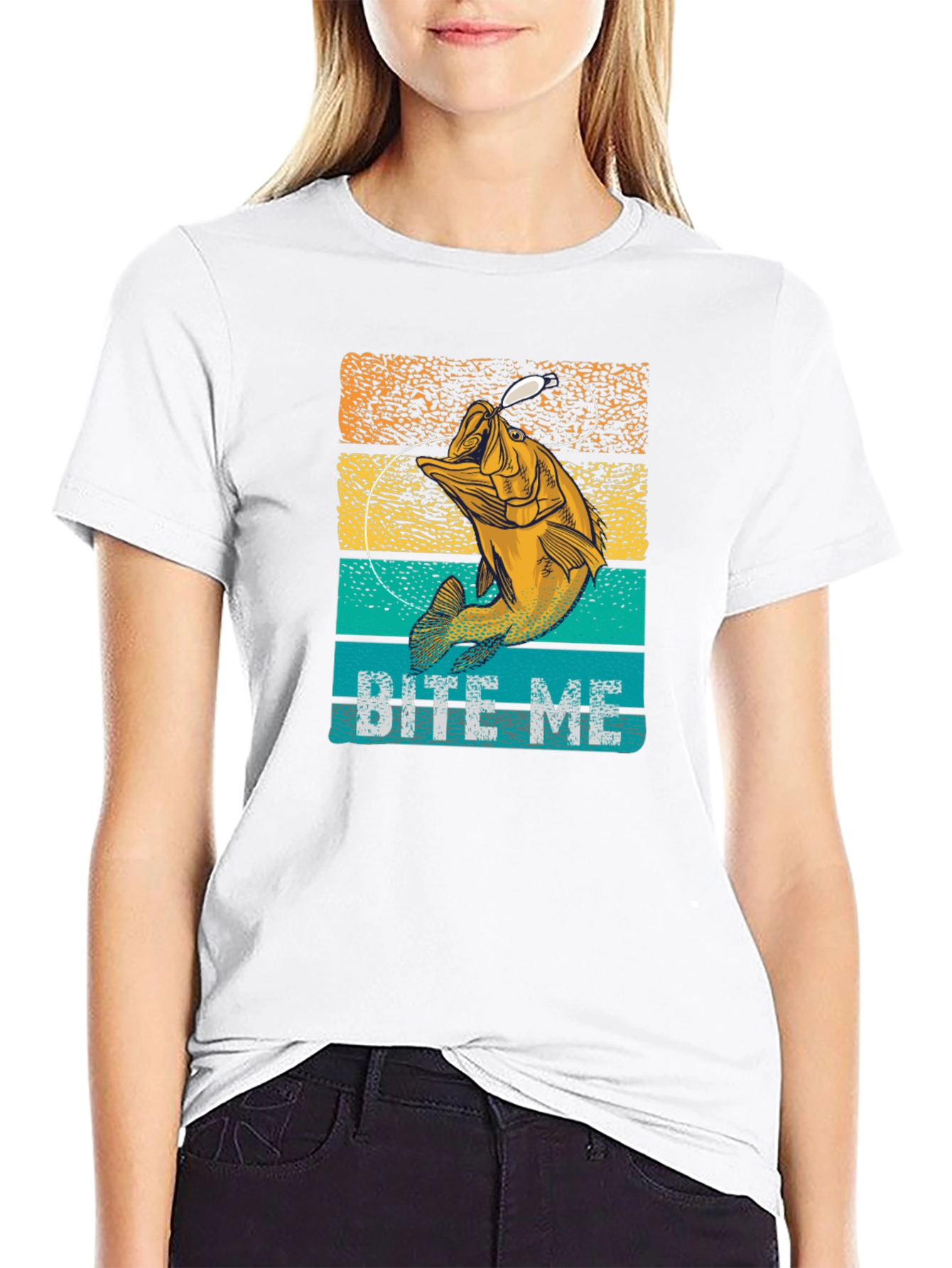 Bite Me Fishing T-Shirt - Funny Angler Tee