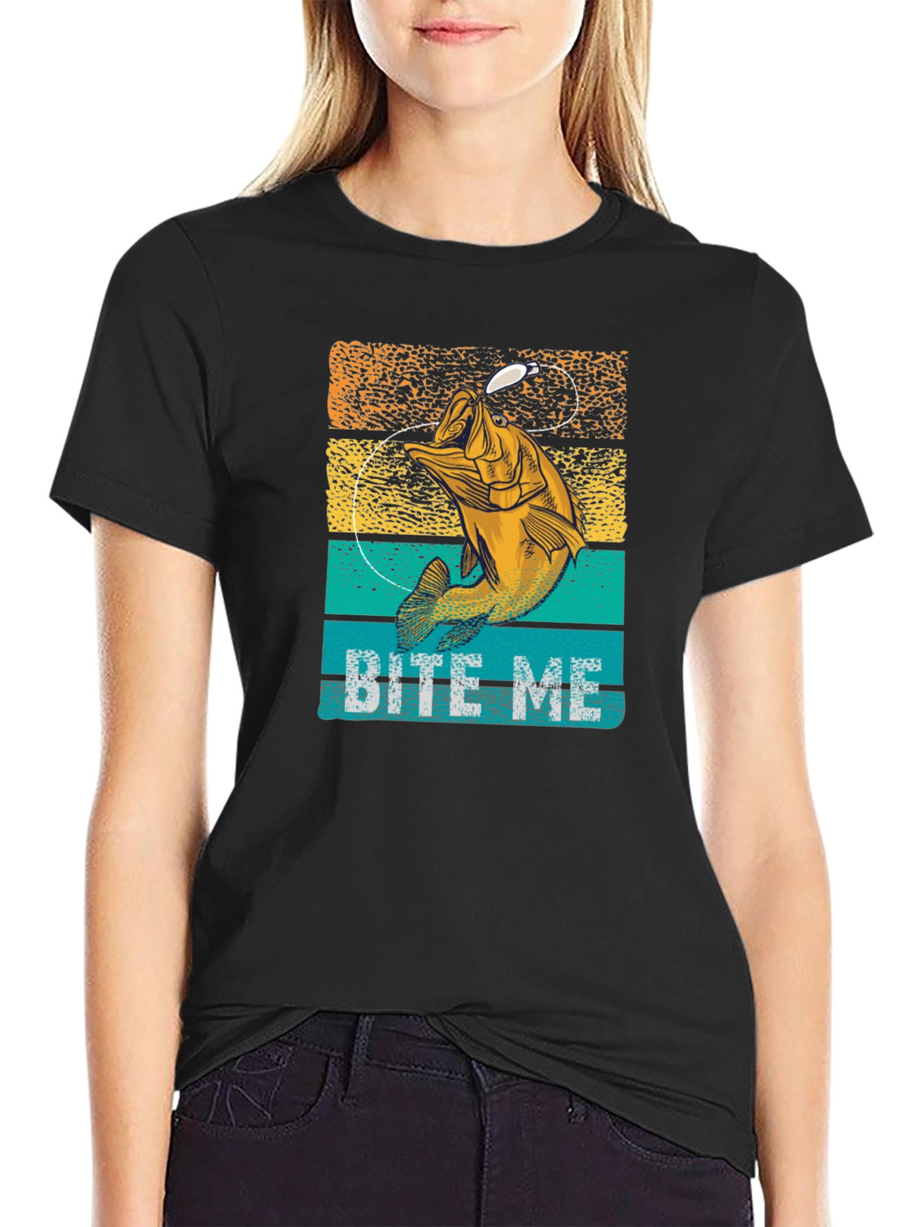 Bite Me Fishing T-Shirt - Funny Angler Tee