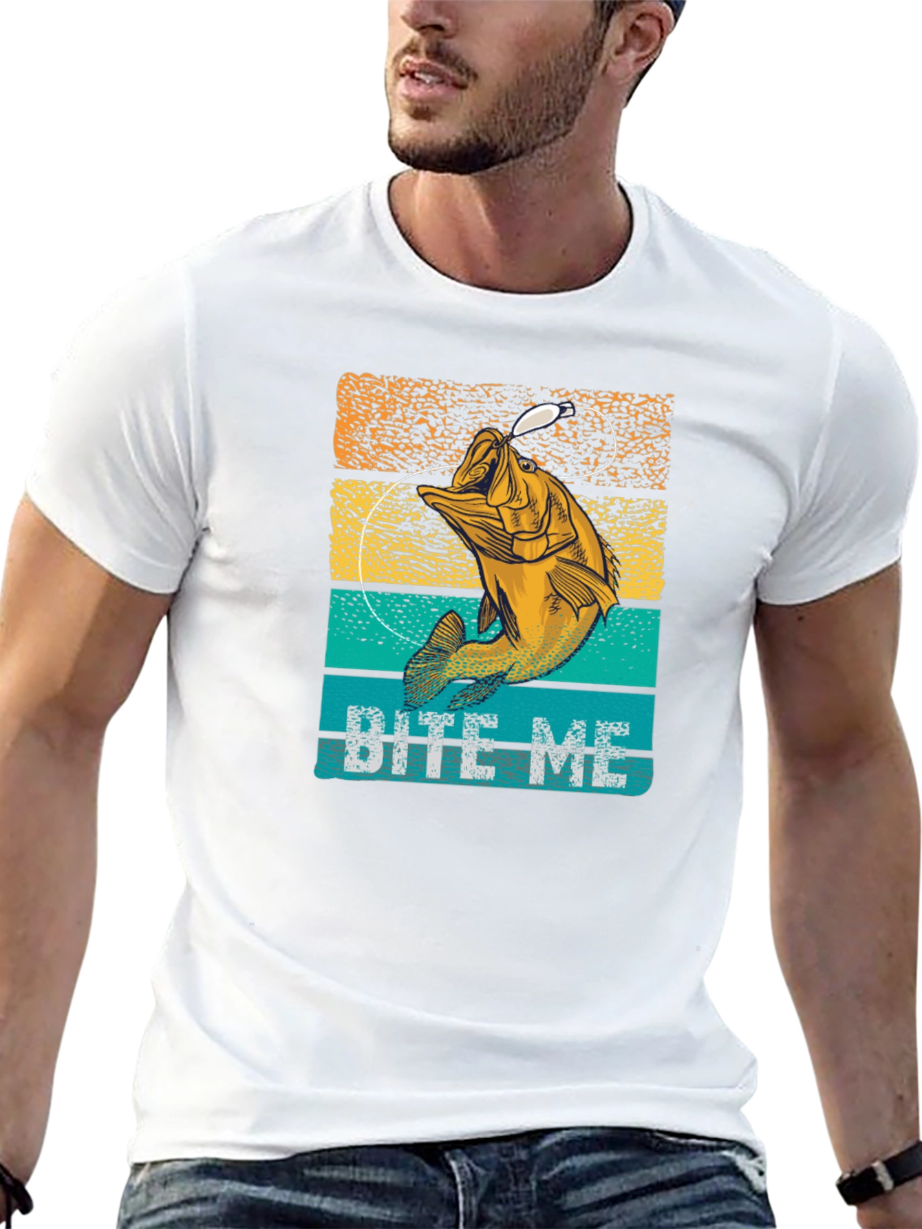 Bite Me Fishing T-Shirt - Funny Angler Tee