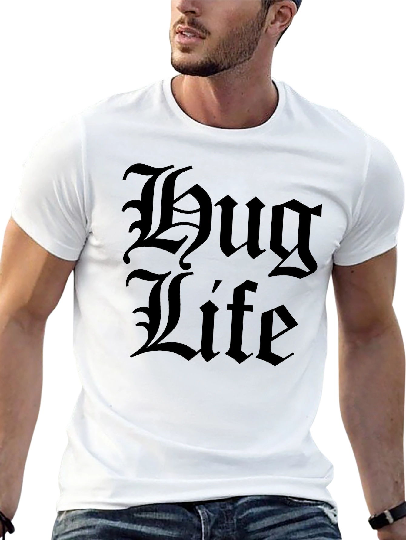 Thug Life Graphic Black T-Shirt