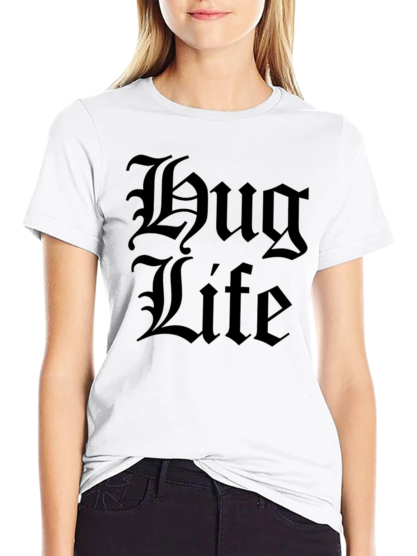 Thug Life Graphic Black T-Shirt