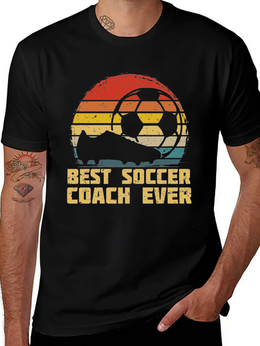 Best Soccer Coach Ever T-Shirt - Vintage Style