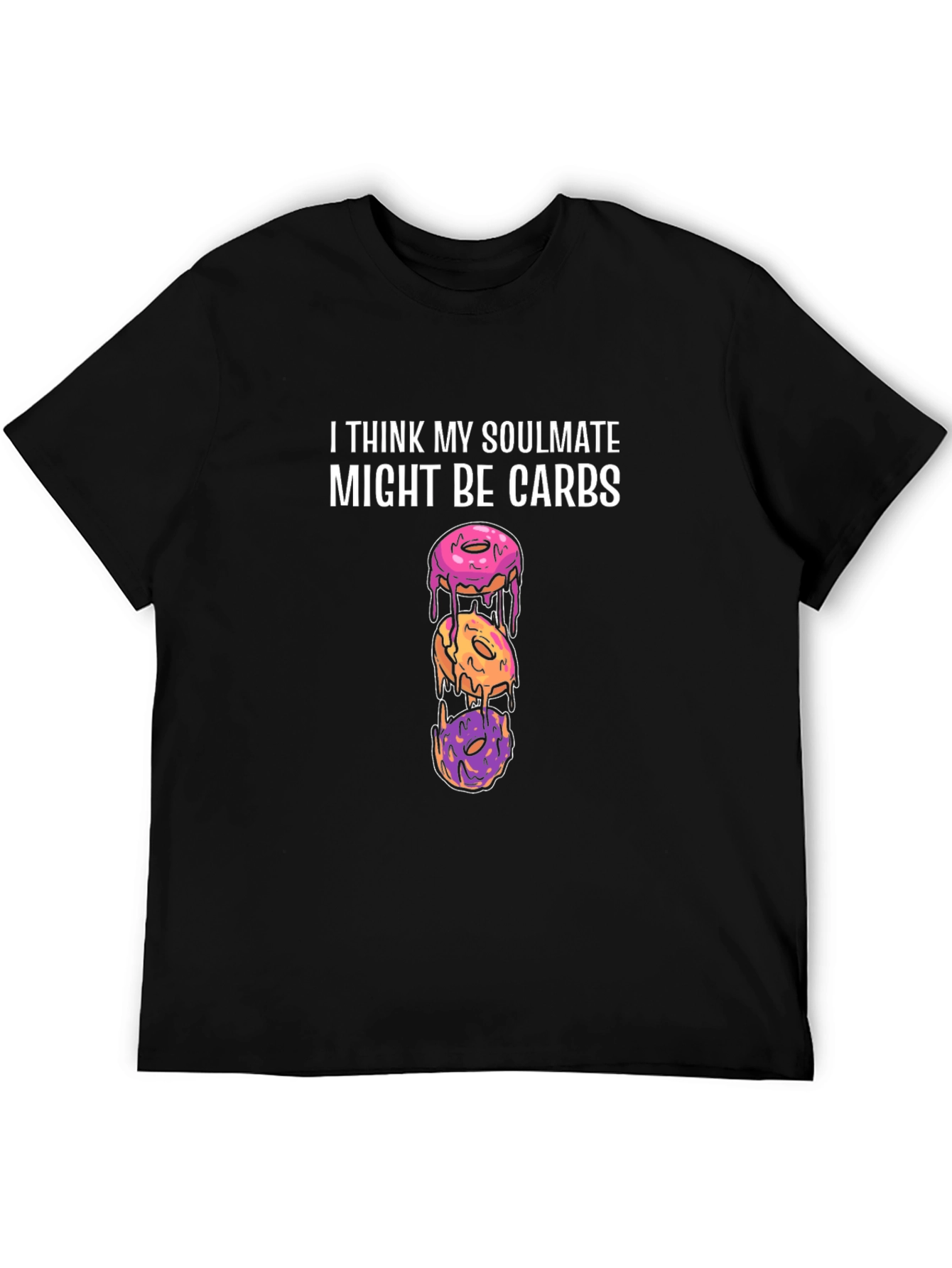 Soulmate Carbs Donut Humor Graphic Tee