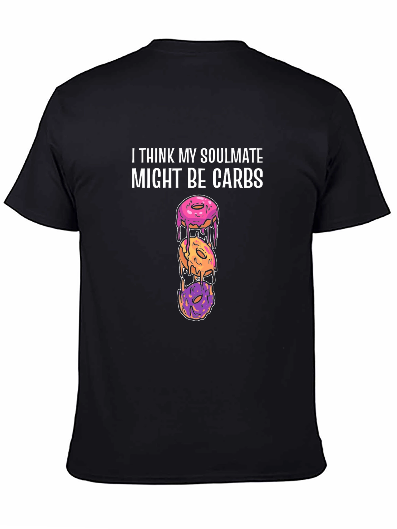 Soulmate Carbs Donut Humor Graphic Tee