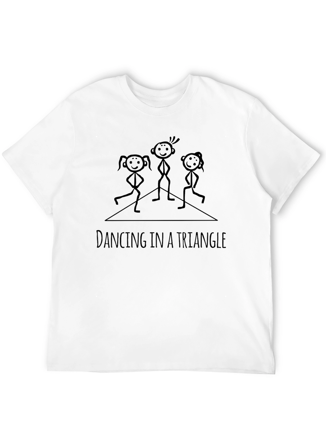Dancing in a Triangle Graphic Tee - Unisex