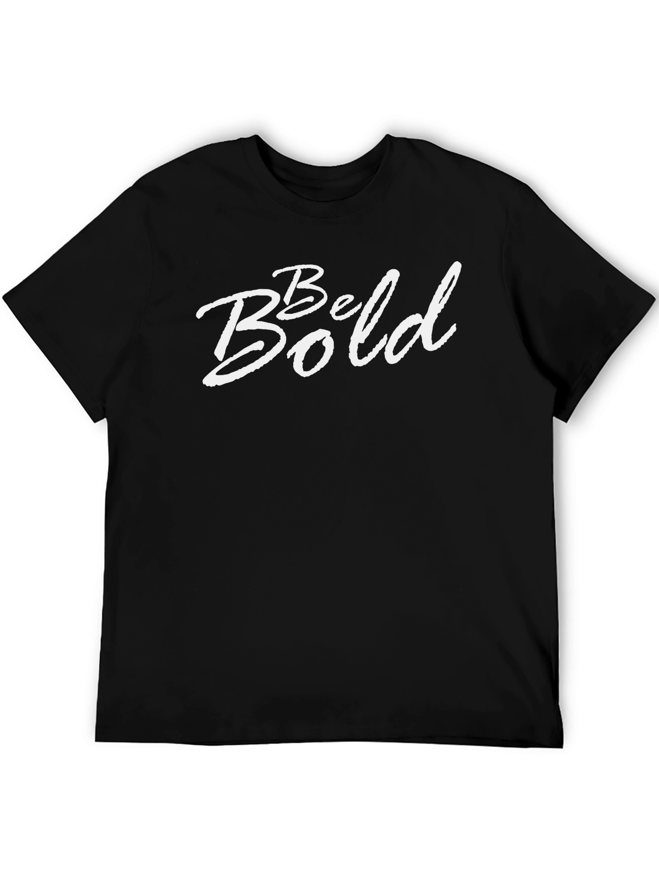 Be Bold Black Graphic T-Shirt