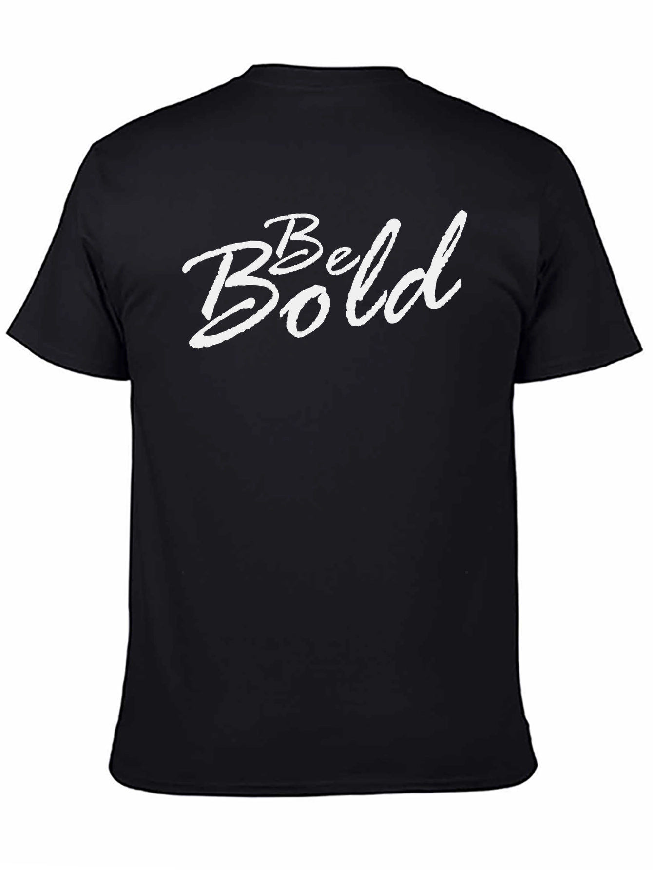 Be Bold Black Graphic T-Shirt