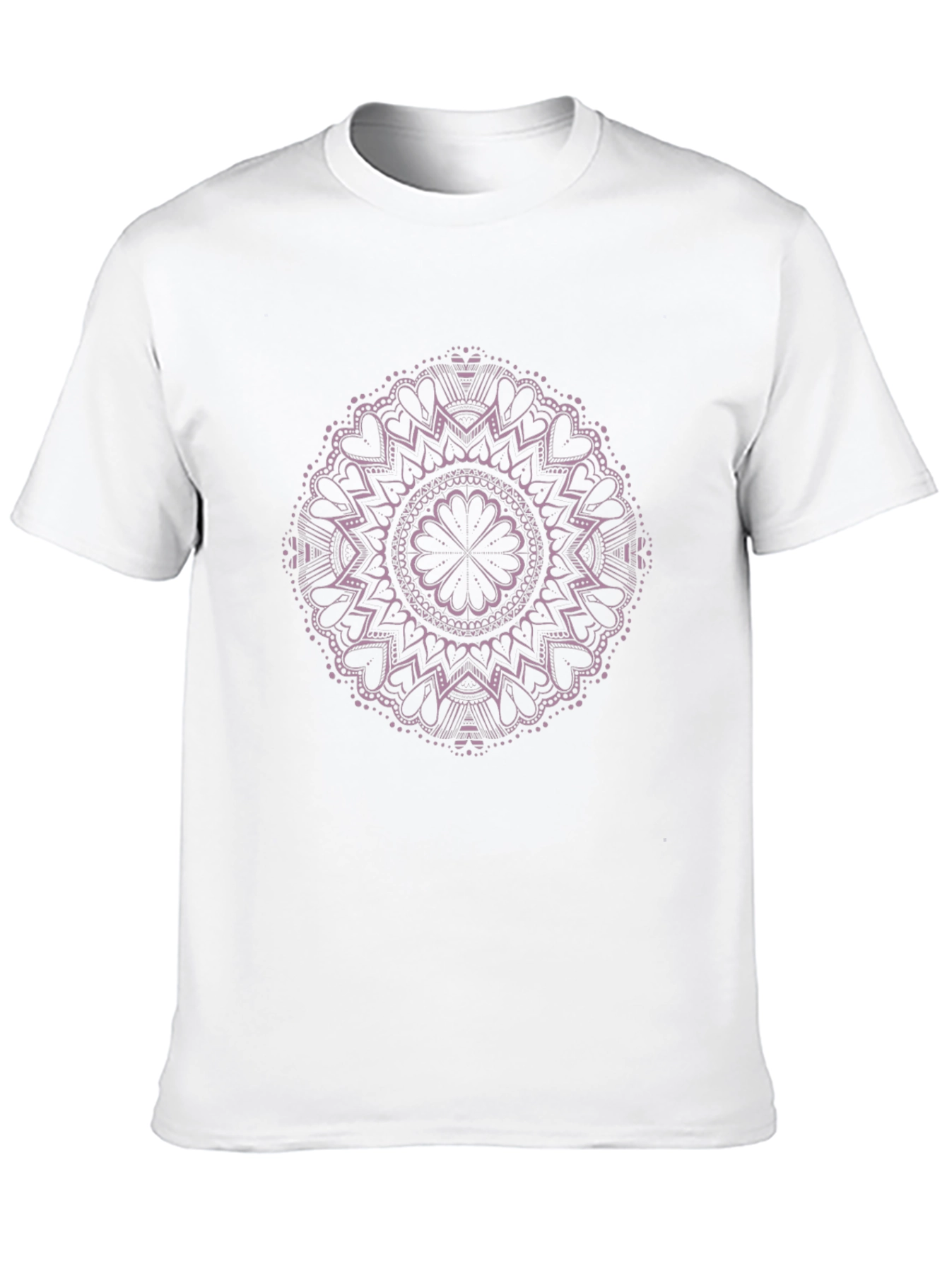 Clover Mandala Graphic Tee - Black