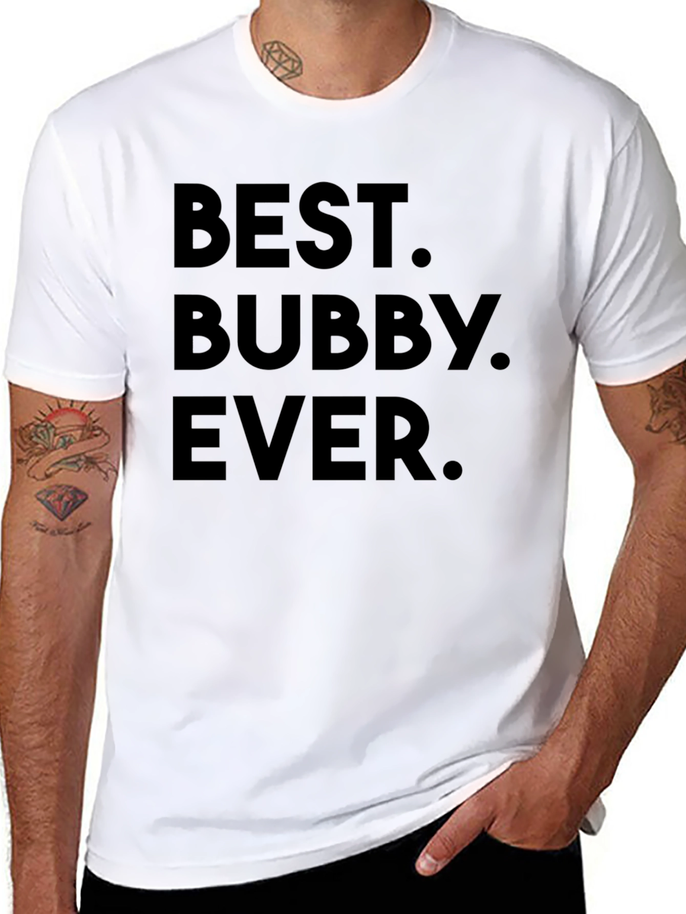 Best Bubby Ever - Black T-Shirt