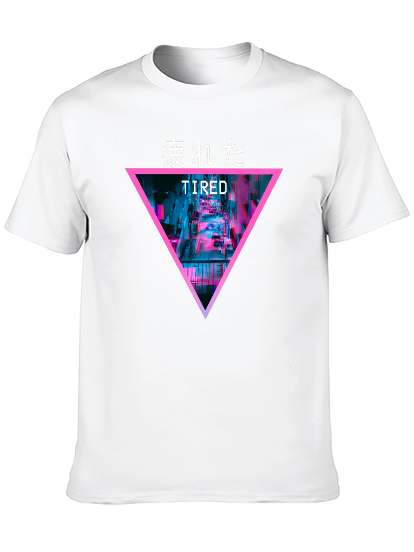 Tired Graphic Tee - Cyberpunk Streetwear Fashion