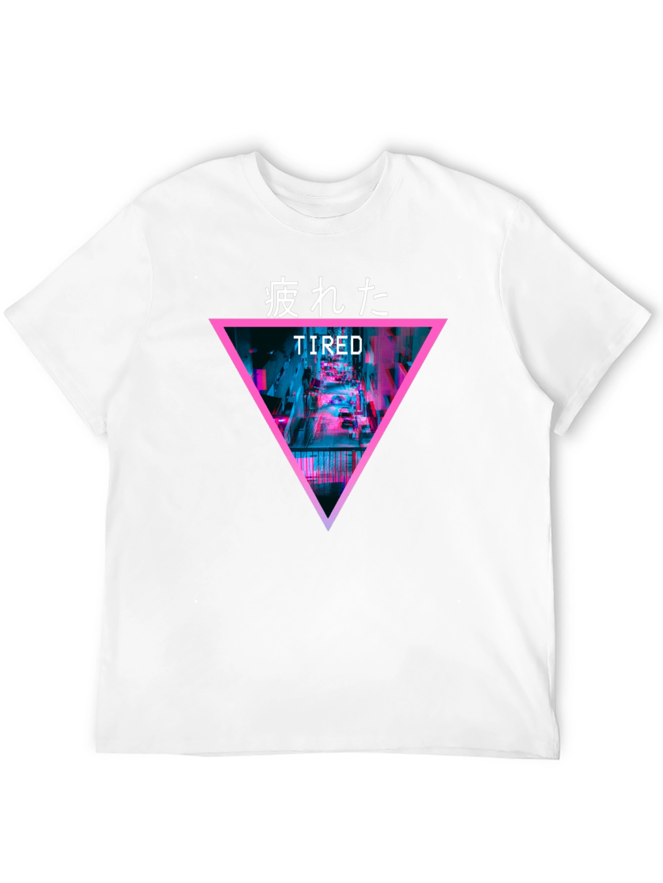 Tired Graphic Tee - Cyberpunk Streetwear Fashion