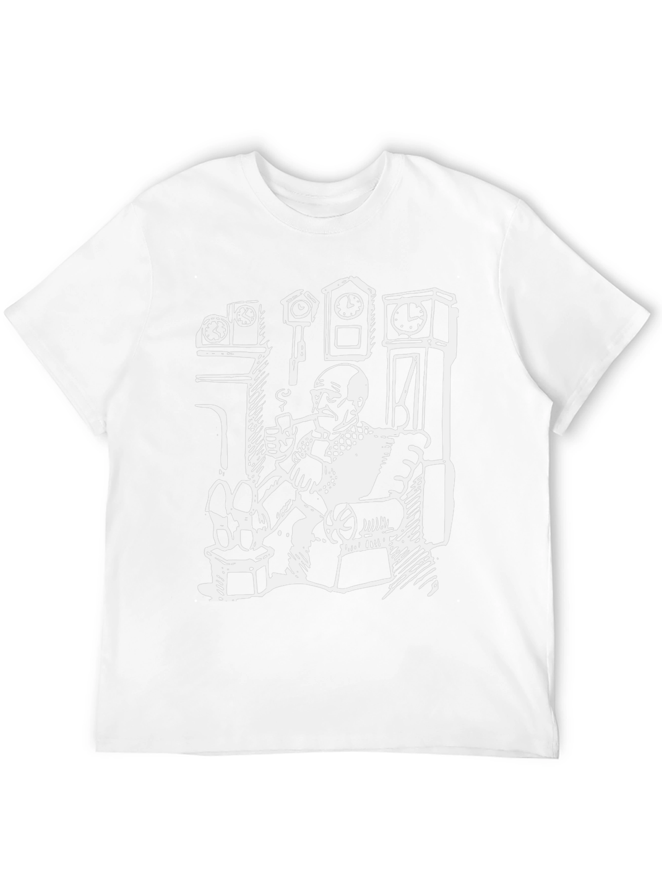 Novelty Graphic Tee - Clock Collector