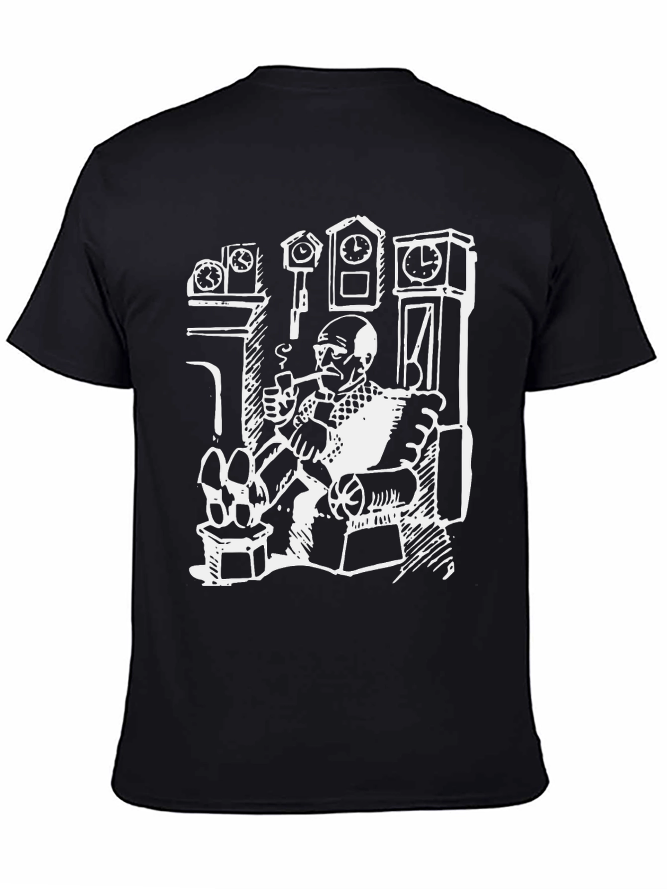 Novelty Graphic Tee - Clock Collector