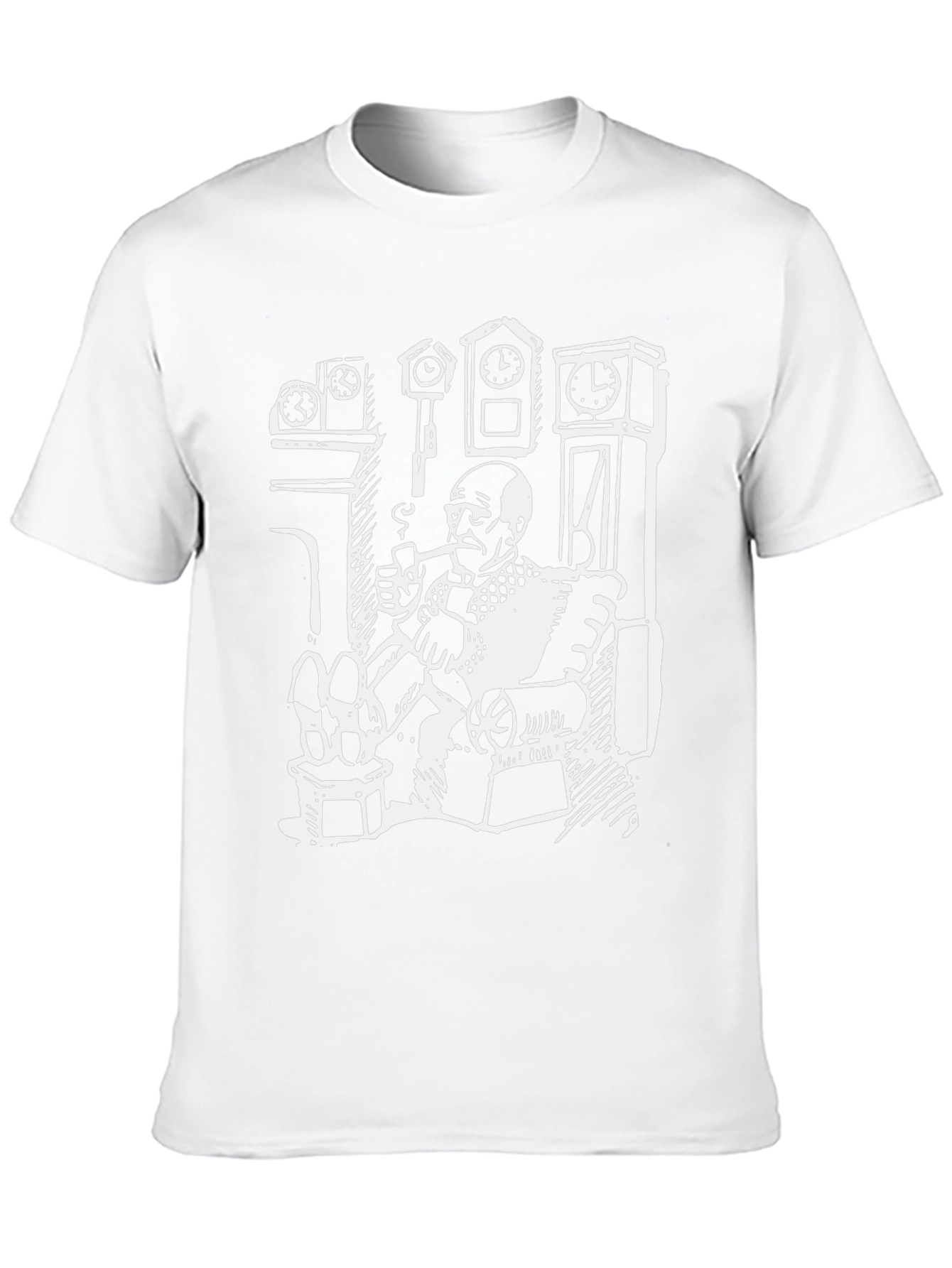 Novelty Graphic Tee - Clock Collector