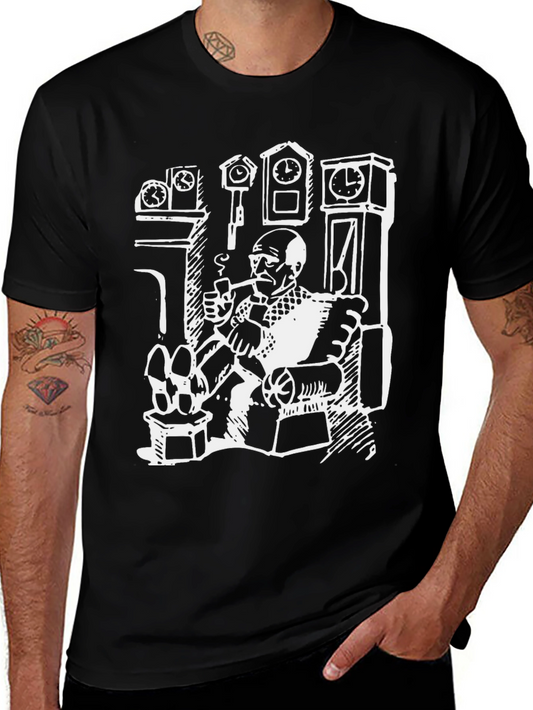 Novelty Graphic Tee - Clock Collector