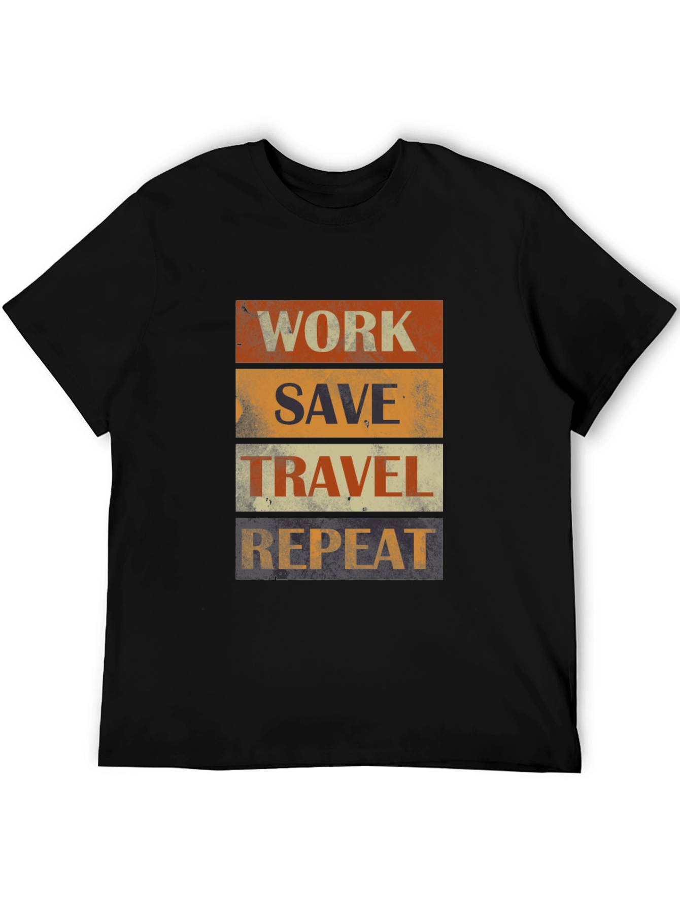 Work Save Travel Repeat Graphic Tee