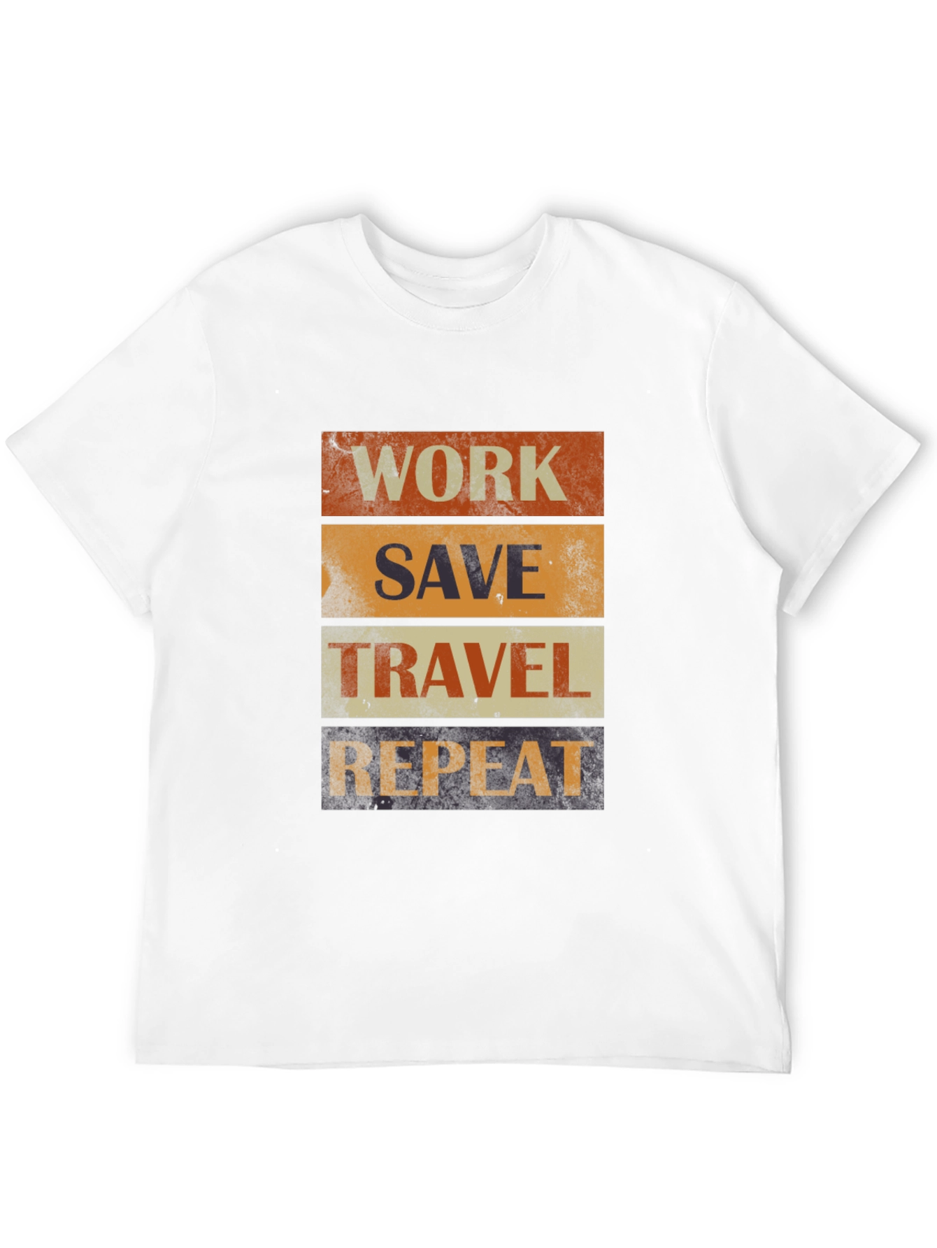 Work Save Travel Repeat Graphic Tee