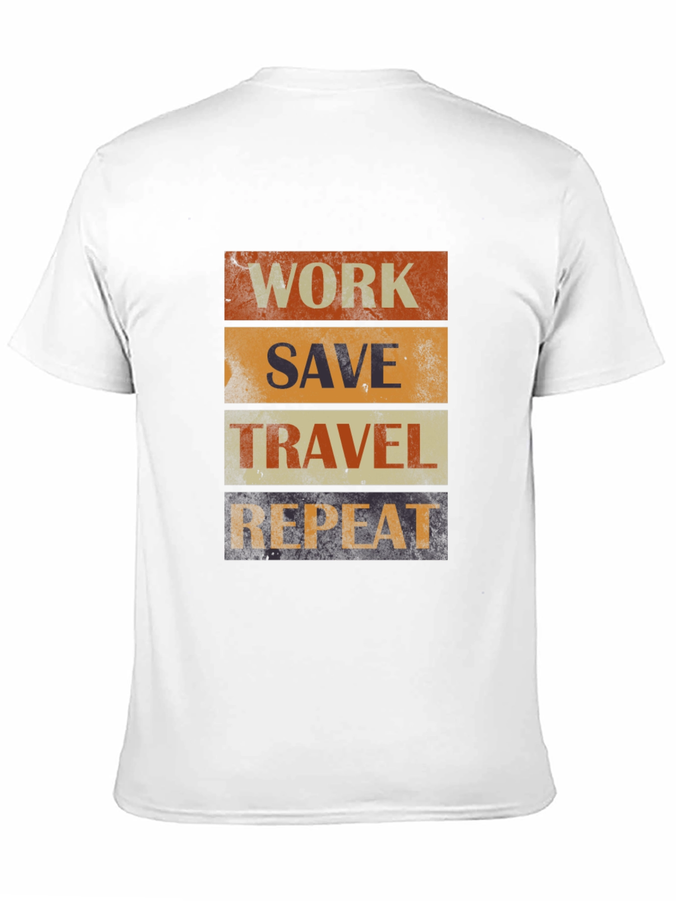 Work Save Travel Repeat Graphic Tee