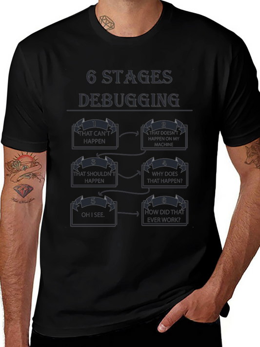 Debugging Stages Graphic T-Shirt