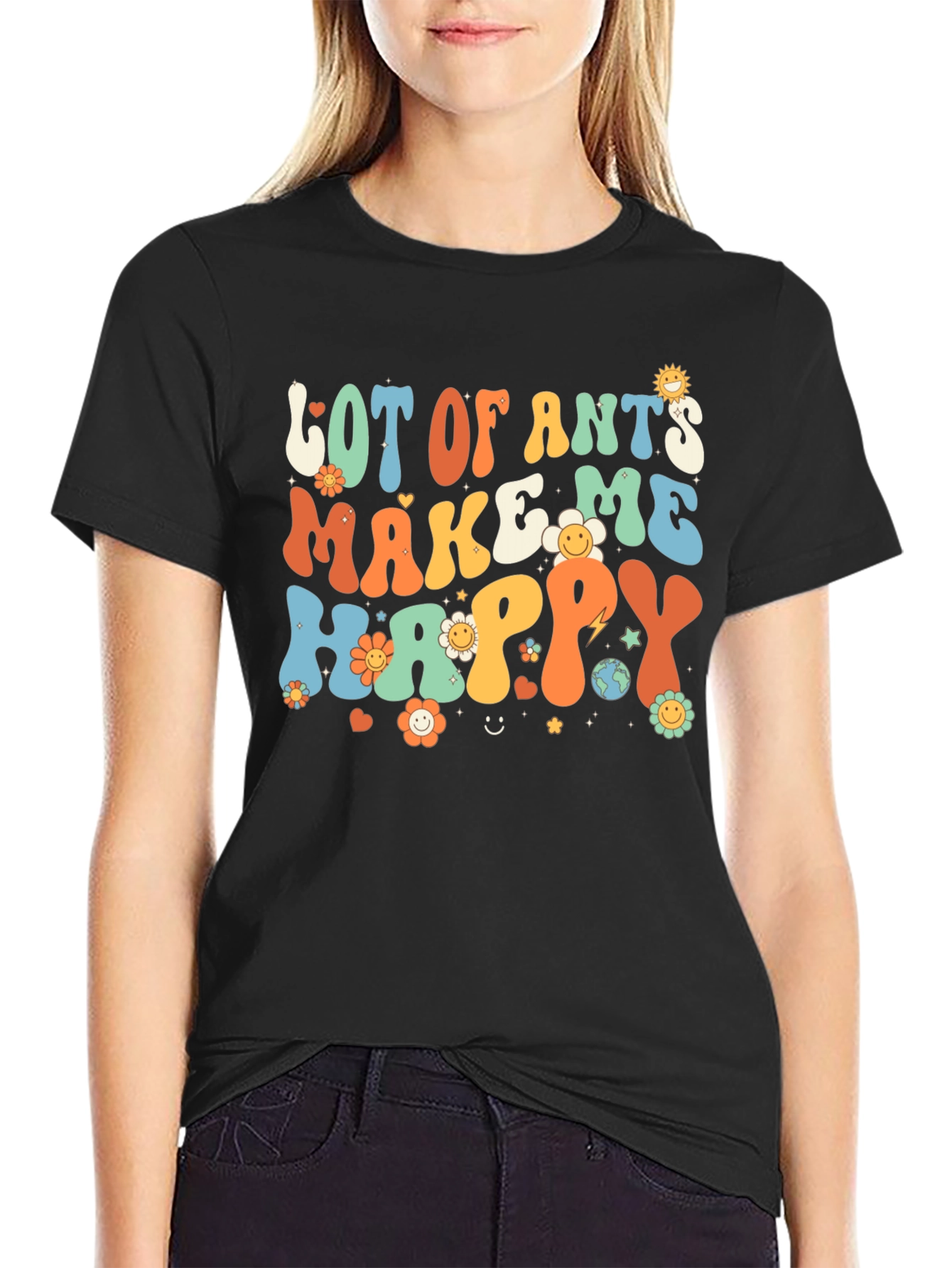 Lot of Ants Make Me Happy Graphic Tee