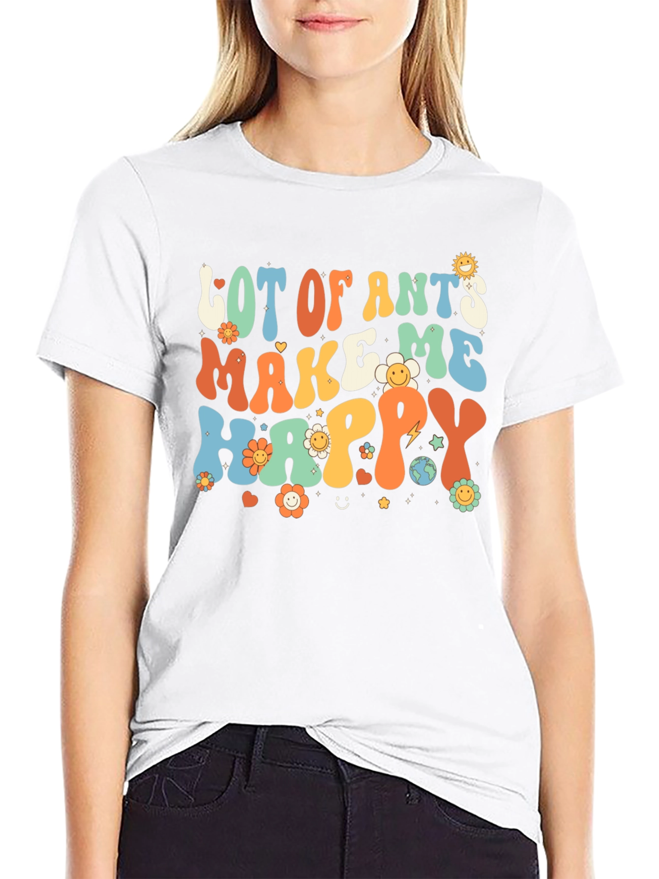 Lot of Ants Make Me Happy Graphic Tee