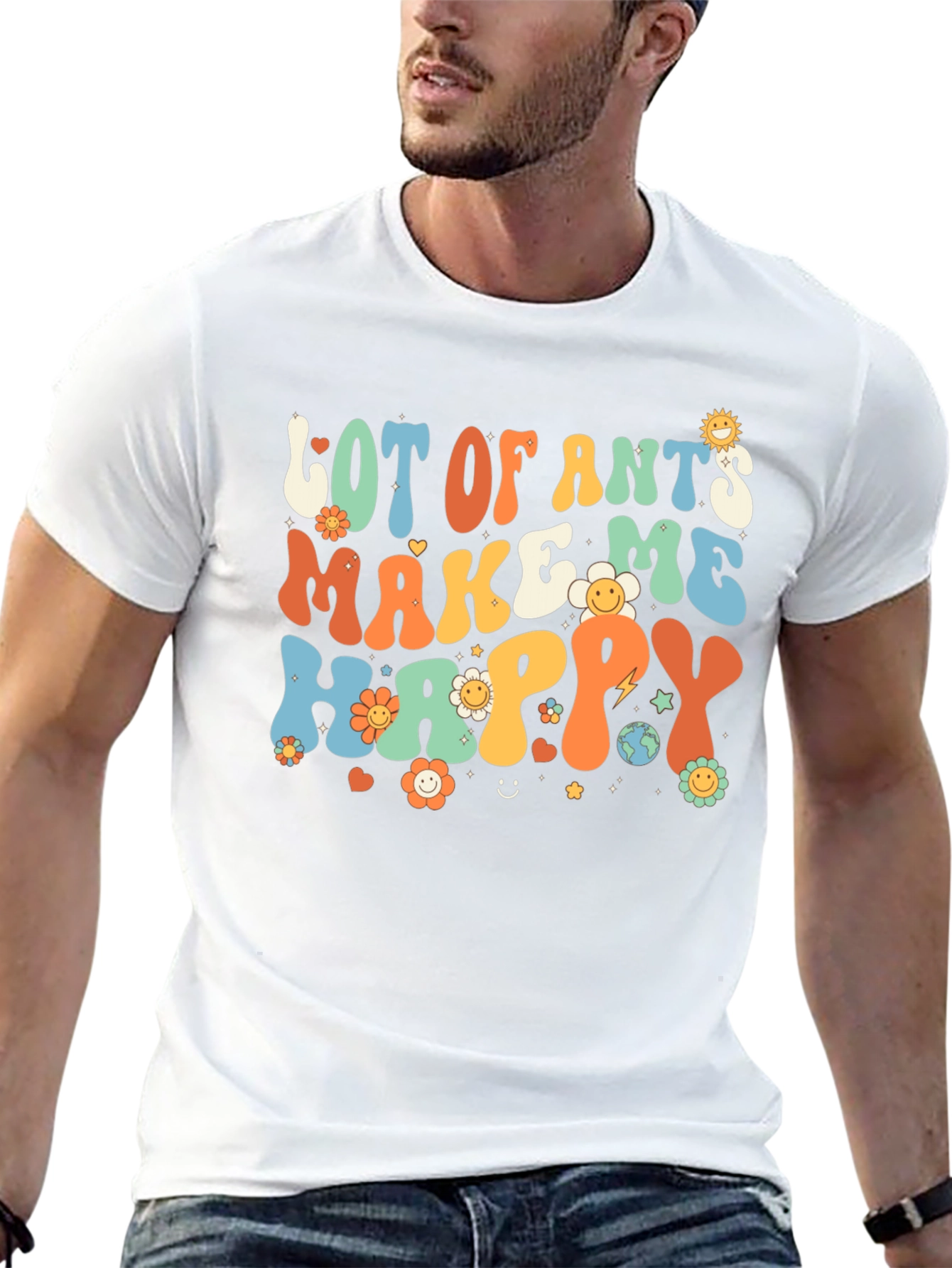 Lot of Ants Make Me Happy Graphic Tee