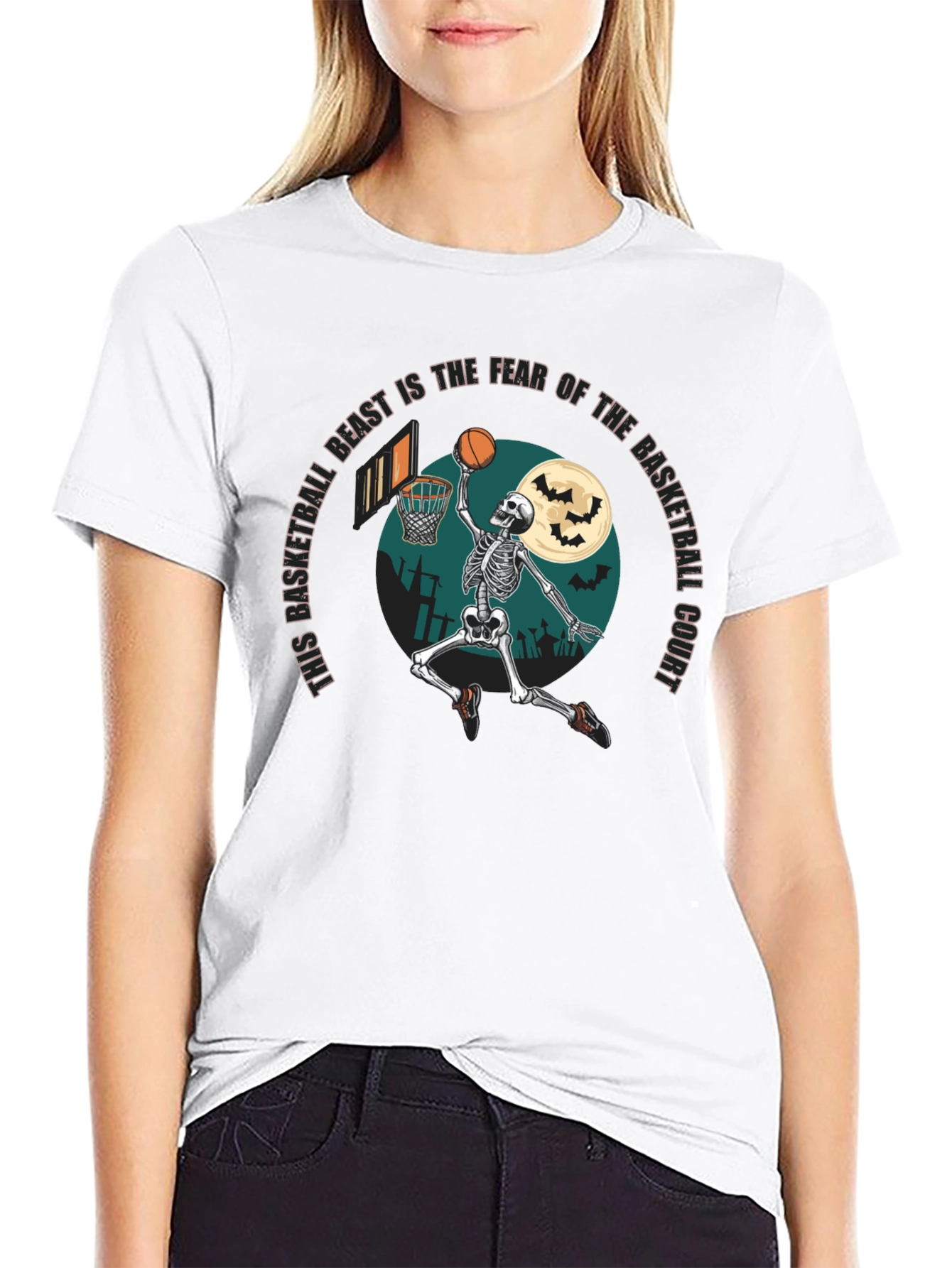 Basketball Beast T-Shirt: Fear the Court!