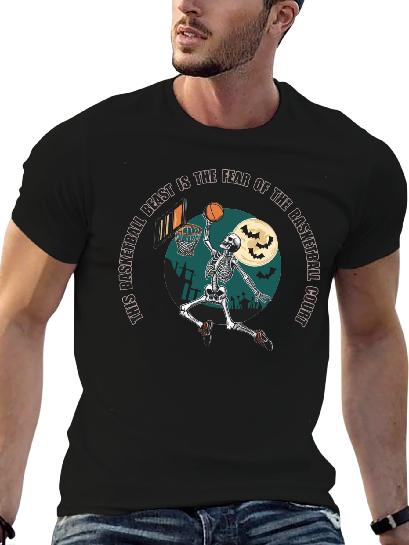 Basketball Beast T-Shirt: Fear the Court!