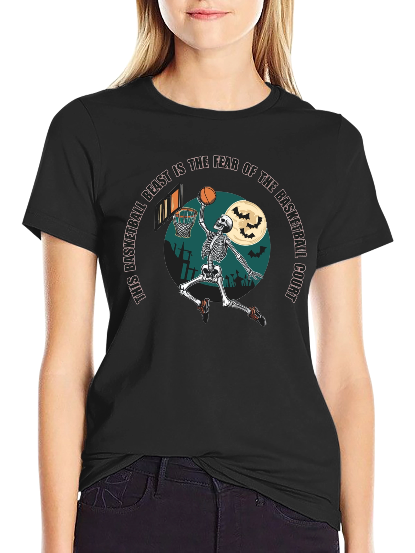 Basketball Beast T-Shirt: Fear the Court!