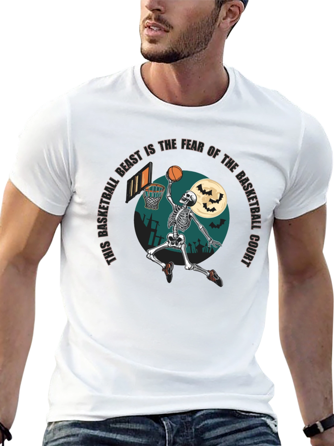Basketball Beast T-Shirt: Fear the Court!