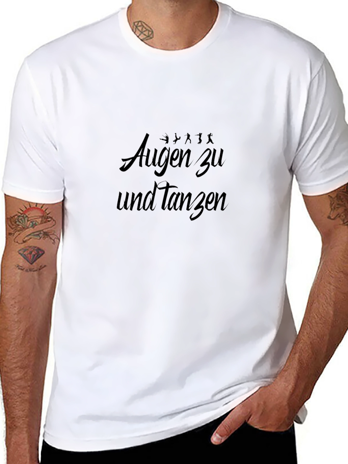 Augen zu und Tanzen Black T-Shirt