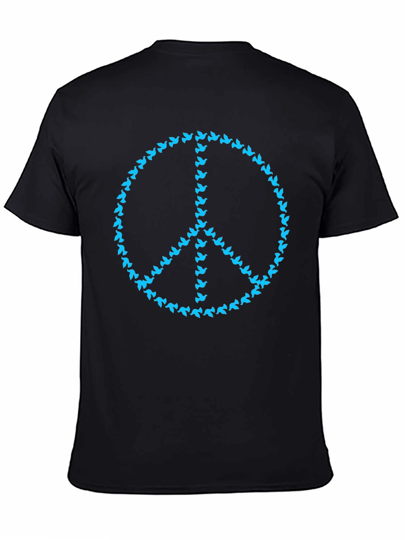 Peace Dove Graphic T-Shirt - Black