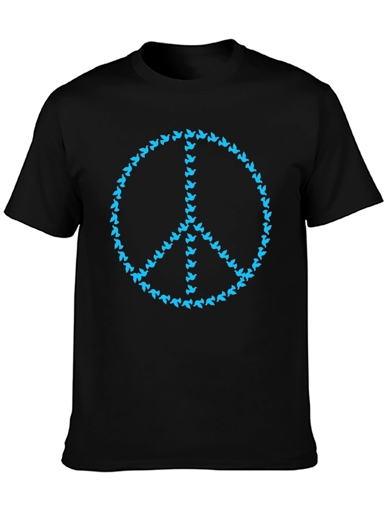 Peace Dove Graphic T-Shirt - Black