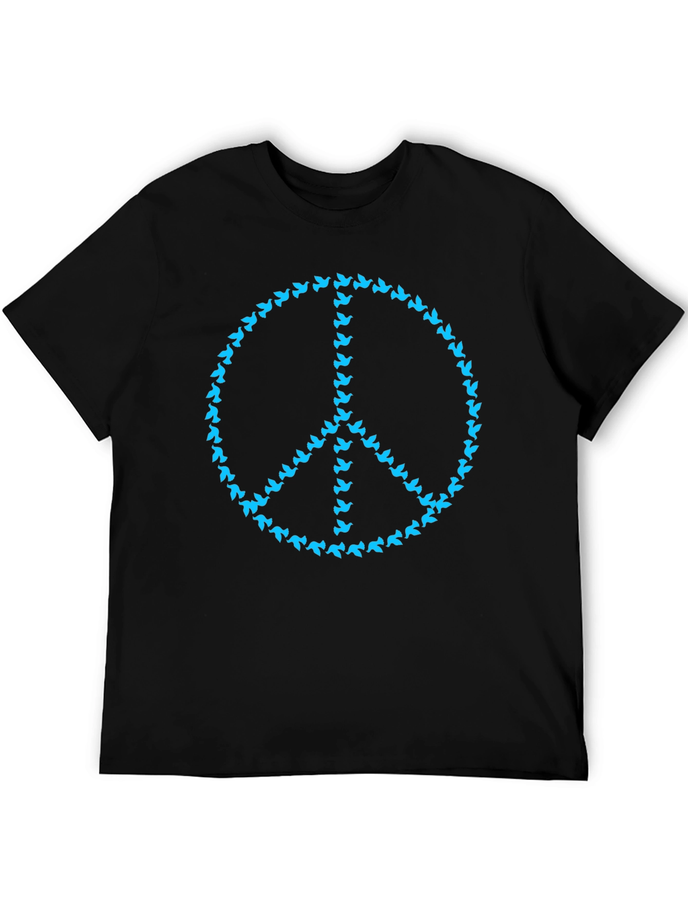 Peace Dove Graphic T-Shirt - Black