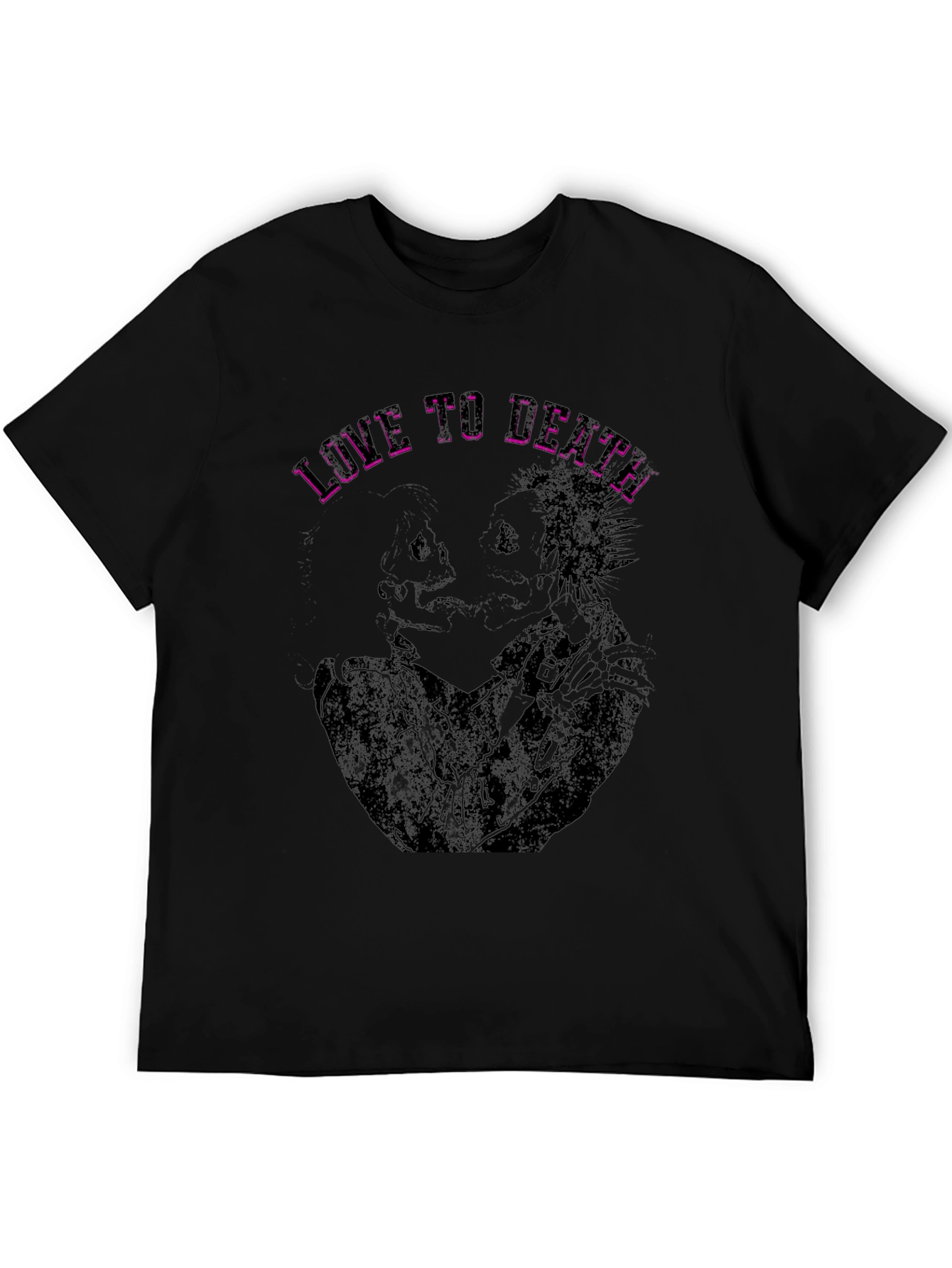 Love to Death Graphic Tee - Black